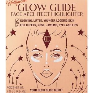Charlotte Tilbury Glow Glide Face Architect Highlighter RoseGold Glow NEW!